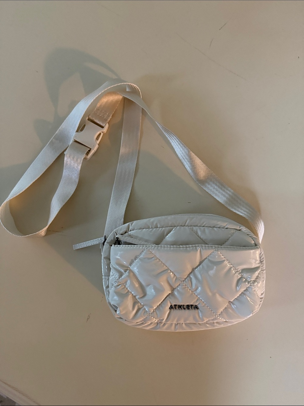 Athleta All About Quilted Crossbody Belt Bag